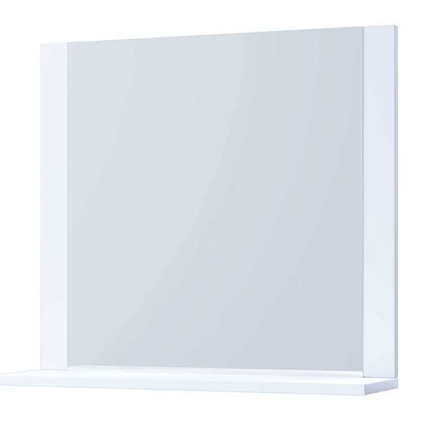 Badmöbelkomplettset in Weiss Hochglanz 52 cm tief (dreiteilig) günstig online kaufen