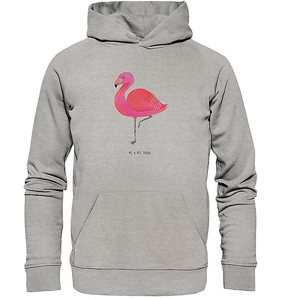 Mr. & Mrs. Panda Hoodie Flamingo Classic Größe XS - Heather Grey - Geschenk günstig online kaufen