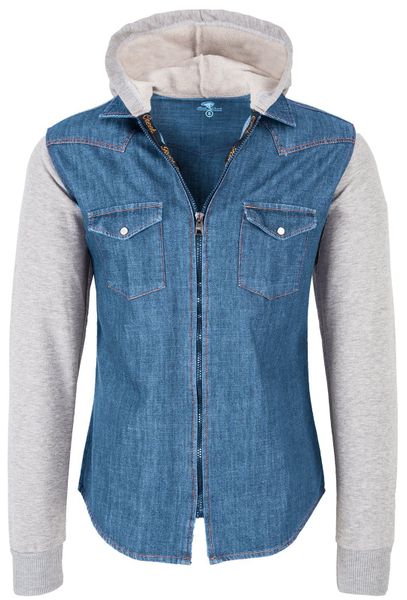 Rock Creek Jeansjacke Herren Jeanshemd mit günstig online kaufen