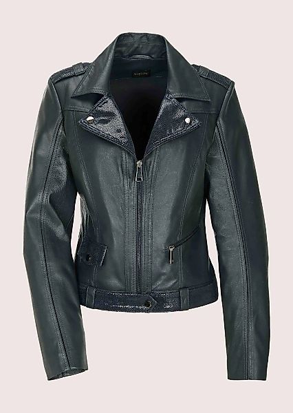 MADELEINE Lederjacke "Lederjacke Kurzjacke mit glänzender Oberfläche" Verkü günstig online kaufen