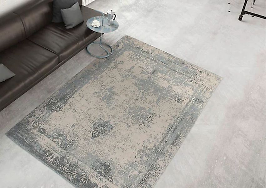 my home Teppich »Bosco«, rechteckig, 10 mm Höhe, Vintage Design, Wohnzimmer günstig online kaufen