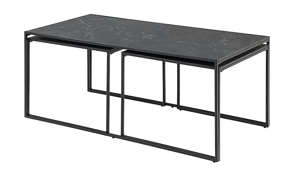 Couchtisch 3er Set  Ortygia ¦ schwarz ¦ Maße (cm): B: 60 H: 48 Tische > Cou günstig online kaufen