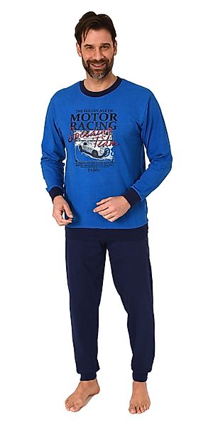 Normann Pyjama Herren langarm Schlafanzug mit günstig online kaufen