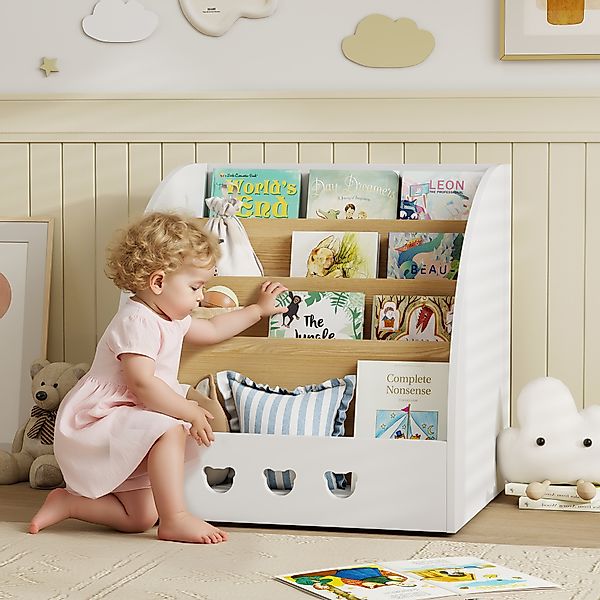 AIYAPLAY Kinderregal für Spielzeug Spielzeugorganisator mit 4 Ebenen und ve günstig online kaufen