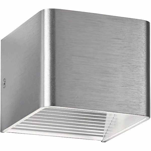Fischer & Honsel LED-Wandleuchte Dan 1x 4,5 W Aluminium 500 lm günstig online kaufen