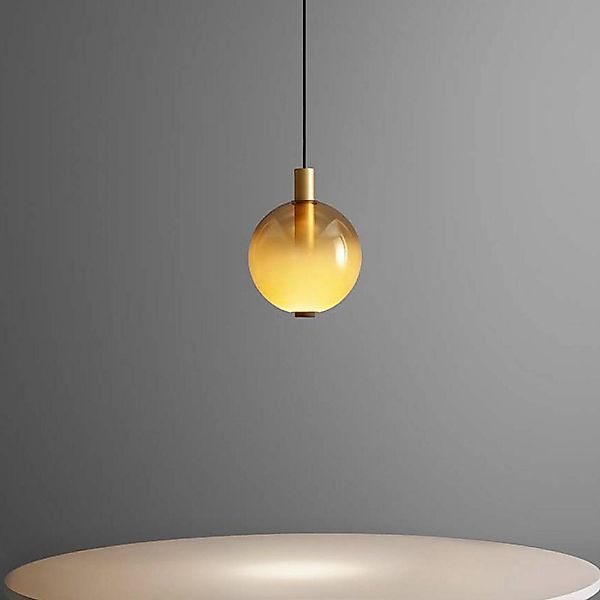 OLEV LED-Hängeleuchte BEAM STICK NUANCE, amber, Ø 20 cm, 927 günstig online kaufen