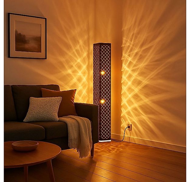 GLOBO LIGHTING Stehlampe, Leuchtmittel nicht inklusive, Stehlampe Stoff Sta günstig online kaufen