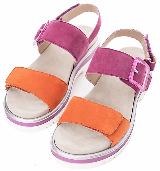 Ara Plateausandaletten "MALAGA", Plateausandale, Klettschuh in Bequemweite günstig online kaufen