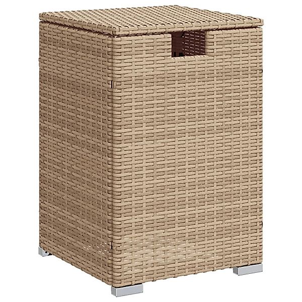 vidaXL Propan-Tank-Verstecktisch Beige 40x40x60 cm Poly Rattan 366297 günstig online kaufen