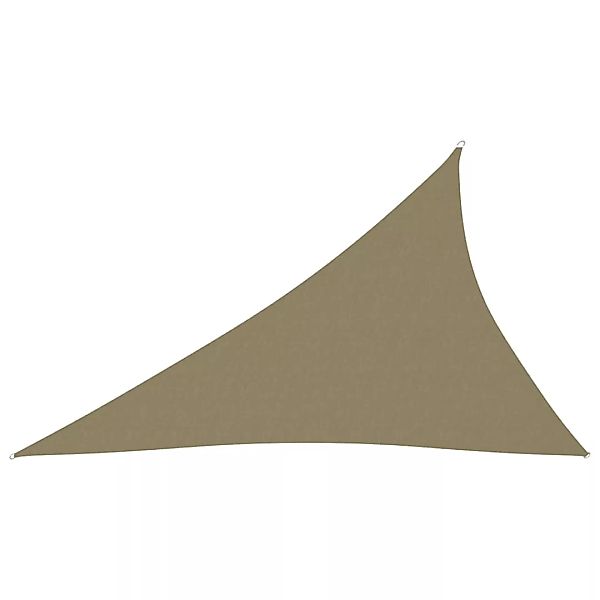 Sonnensegel Oxford-gewebe Dreieckig 3,5x3,5x4,9 M Beige günstig online kaufen