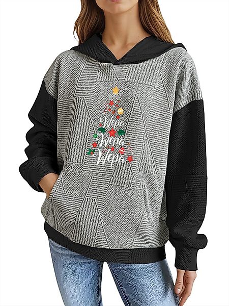 PYLIKE Hoodie Weihnachten Weicher Winter-Hoodie für günstig online kaufen