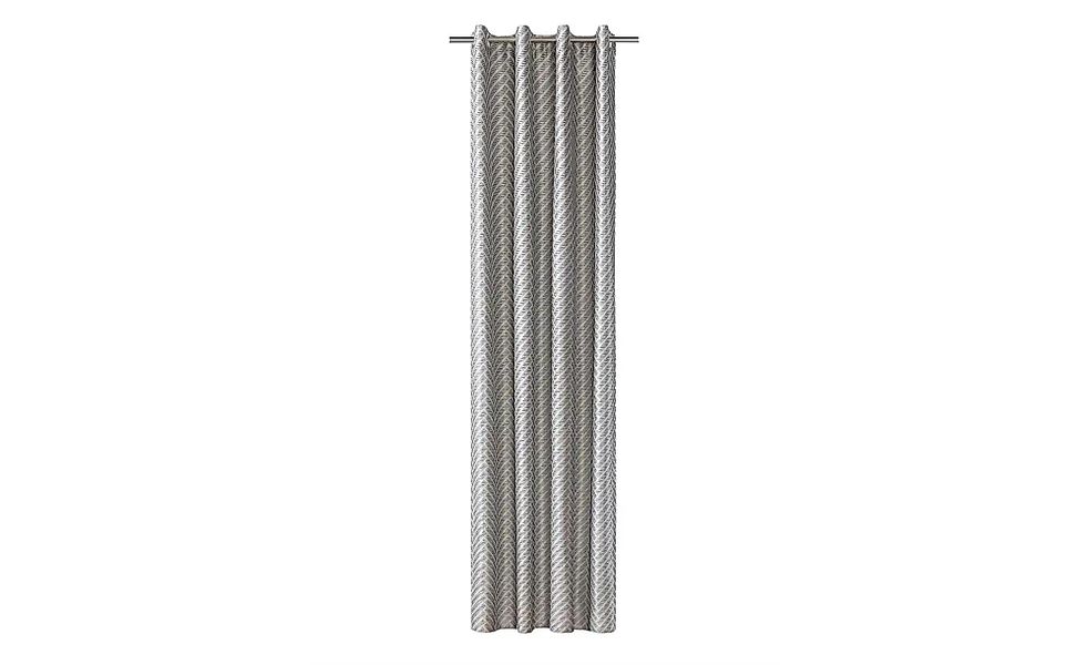 Verdi Ösenschal   ¦ grau ¦ Synthetik ¦ Maße (cm): B: 140 H: 245 Gardinen & günstig online kaufen