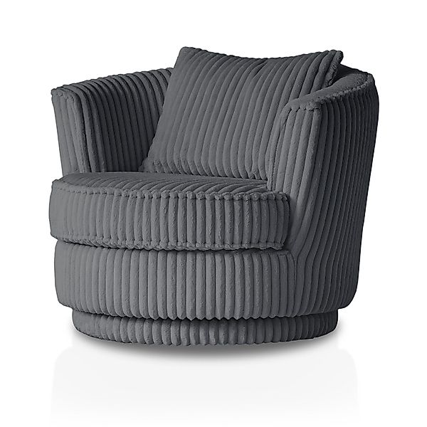 Furn.Design Loveseat Comfy (Komfortsessel in grau günstig online kaufen
