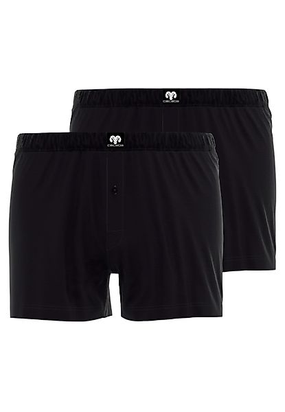 CECEBA Boxershorts Shorts 2er Pack black günstig online kaufen