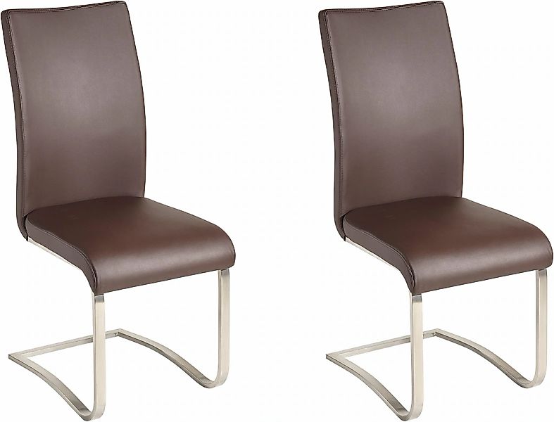 MCA furniture Freischwinger "Arco", (Set), 6 St., Kunstleder, 2er-, 4er-, 6 günstig online kaufen
