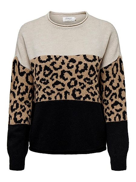 ONLY Strickpullover ONLJADE ANIMAL LS O-NECK KNT NOOS günstig online kaufen