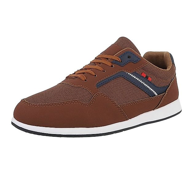 Coolwalk Herren Low-Top Freizeit Sneaker (88843891) Flach Sneakers in Camel günstig online kaufen