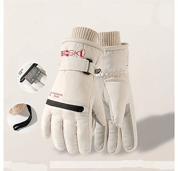 Blusmart Skihandschuhe Winter-Skihandschuhe mit Reißverschlusstasche (Windd günstig online kaufen