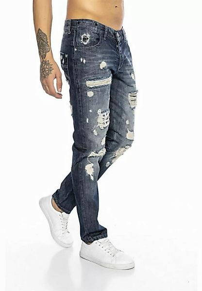 RedBridge Destroyed-Jeans Rebel Stil Regular Fit Premium Qualität günstig online kaufen