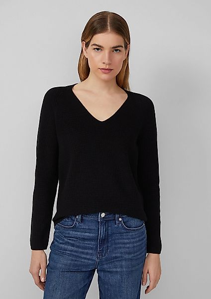 s.Oliver Longpullover Strickpullover Strickpullover aus Baumwollmix günstig online kaufen