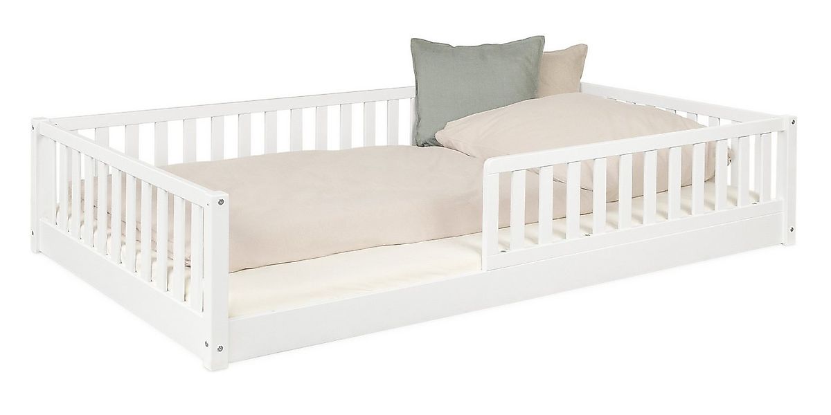 Ehrenkind Kinderbett Bodenbett Livo aus massivem Buchenholz mit Rausfallsch günstig online kaufen