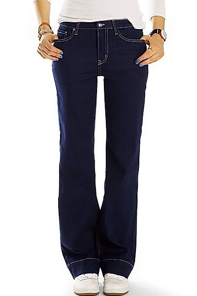 be styled Bootcut-Jeans Damen Jeans dunkelblau günstig online kaufen
