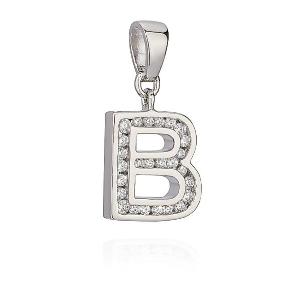 NKlaus Kettenanhänger 13x11mm Kettenanhänger Buchstabe B günstig online kaufen