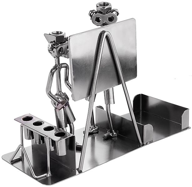 BRUBAKER Dekofigur Metallskulptur Schraubenmännchen Lehrer (1 günstig online kaufen