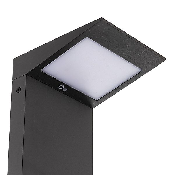 LED-Solarwegeleuchte Soleil, anthrazit, Metall, IP54, Sensor günstig online kaufen