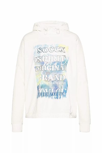 SOCCX Kapuzensweatshirt, mit Gummizug im Saum günstig online kaufen