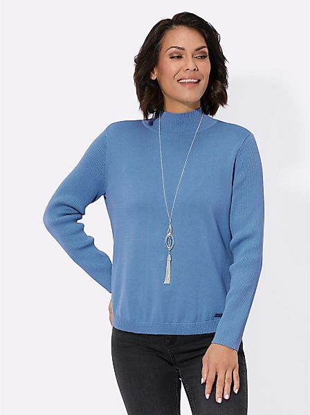 Casual Looks Stehkragenpullover "Pullover" günstig online kaufen