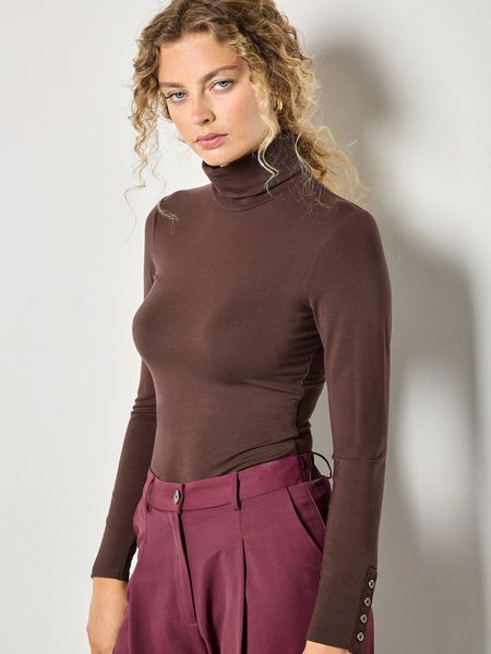 Apricot Rollkragenshirt Turtle Neck Top mit günstig online kaufen