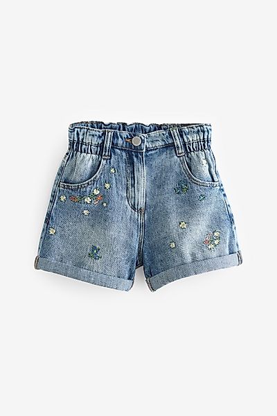 Next Jeansshorts Jeansshorts mit Blumenstickerei (1-tlg) günstig online kaufen