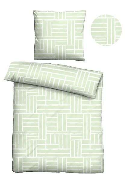 Castell - Markenbettwäsche Bettwäsche "0020370" 2 Stk. tlg. absolut bügelfr günstig online kaufen