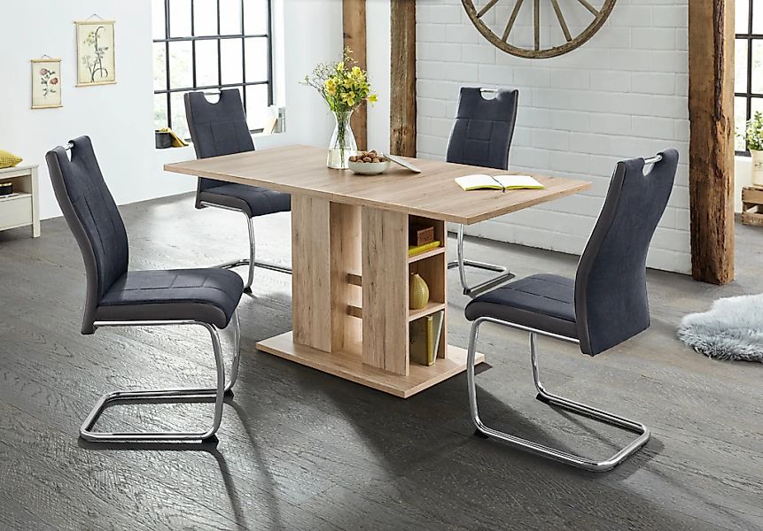 HELA Essgruppe "ALINA G" Set, 5 Stk. tlg. bestehend aus einem Tisch und 4 S günstig online kaufen