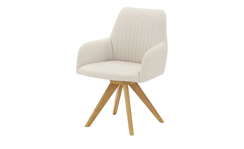 smart Armlehnstuhl drehbar Frederik ¦ creme ¦ Maße (cm): B: 59 H: 87 T: 66. günstig online kaufen