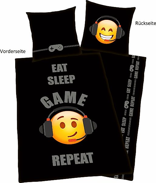 Herding Young Collection Wendebettwäsche "Emotx" mit tollem Motiv günstig online kaufen