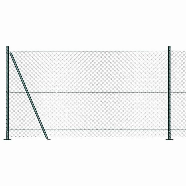 vidaXL Zaunpfosten Grün 10 x 1,2 m 40 x 40 mm Maschenweite 3351230 günstig online kaufen