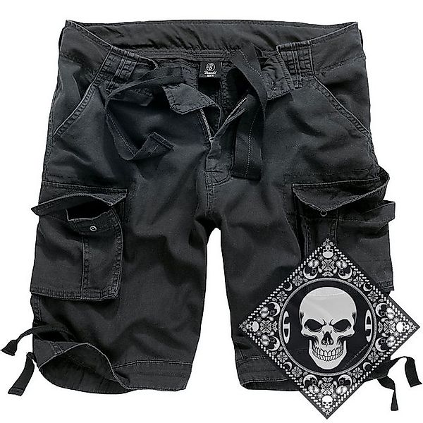 Brandit Cargoshorts Cargo Shorts kurze Hose Legend Army mit UD Bandana günstig online kaufen
