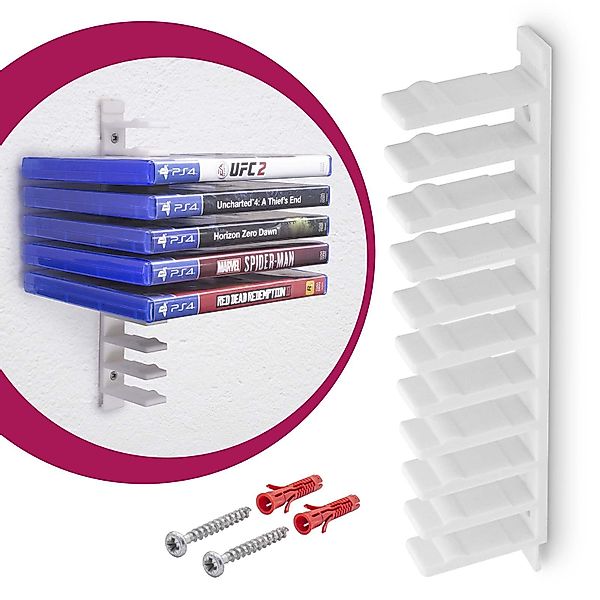 Mobilefox Media-Regal Floating Wandhalterung Blu Ray günstig online kaufen