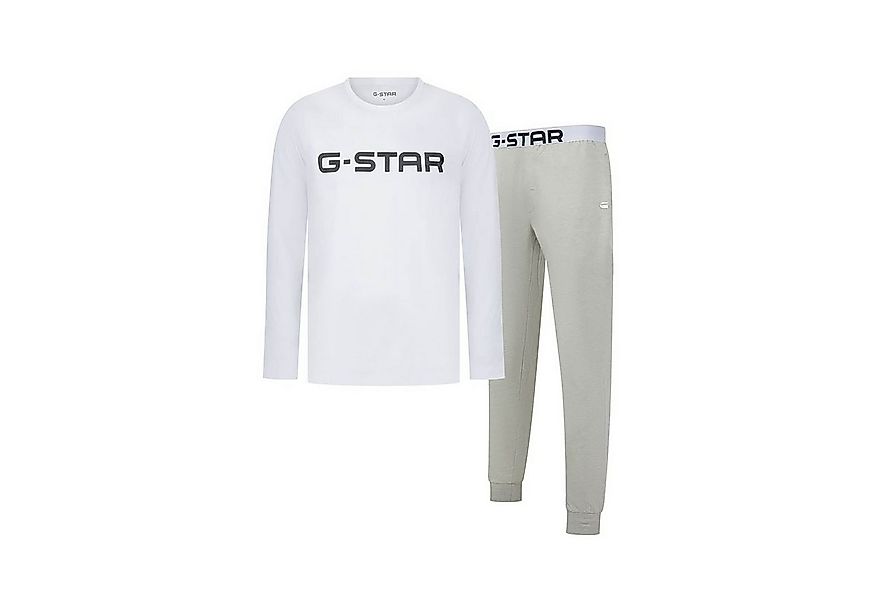 G-STAR Pyjama Herren Pyjama Baumwolle STONE Pyjama (2 tlg) günstig online kaufen