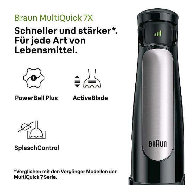 Braun Stabmixer »MQ7000X MultiQuick 7«, 1000 W günstig online kaufen