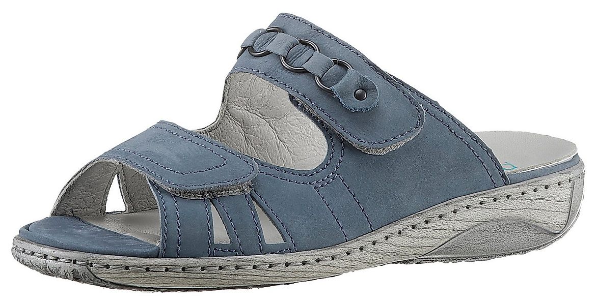 Waldläufer GARDA Pantolette, Keilabsatz, Sommerschuh, Schlappen mit Schmuck günstig online kaufen