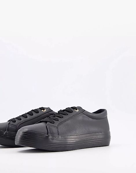 New Look – Sneaker mit dicker Sohle in Schwarz günstig online kaufen