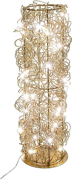Creativ light LED Dekolicht "Metalldraht-Tower", 30 flammig-flammig günstig online kaufen