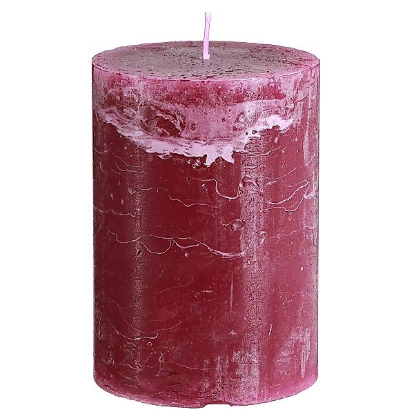 Viana Stumpenkerze Kerzen durchgefärbt Stumpenkerzen Berry günstig online kaufen