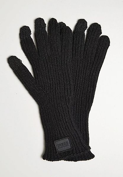 URBAN CLASSICS Baumwollhandschuhe "Unisex Knitted Wool Mix Smart Gloves" günstig online kaufen