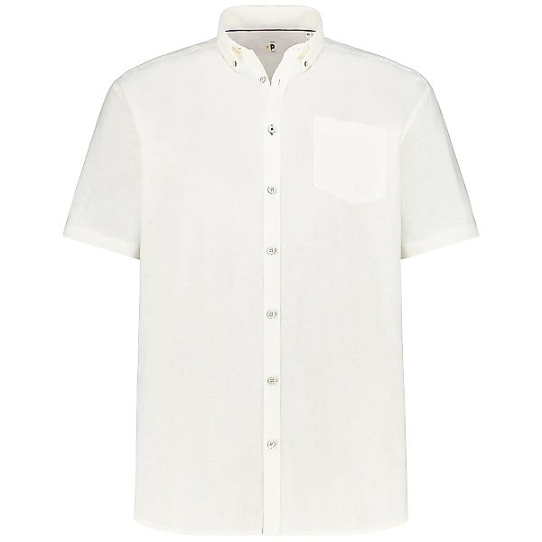 Pfundskerl Freizeithemd mit Leinen Farbe weiß Größe: 8XL günstig online kaufen