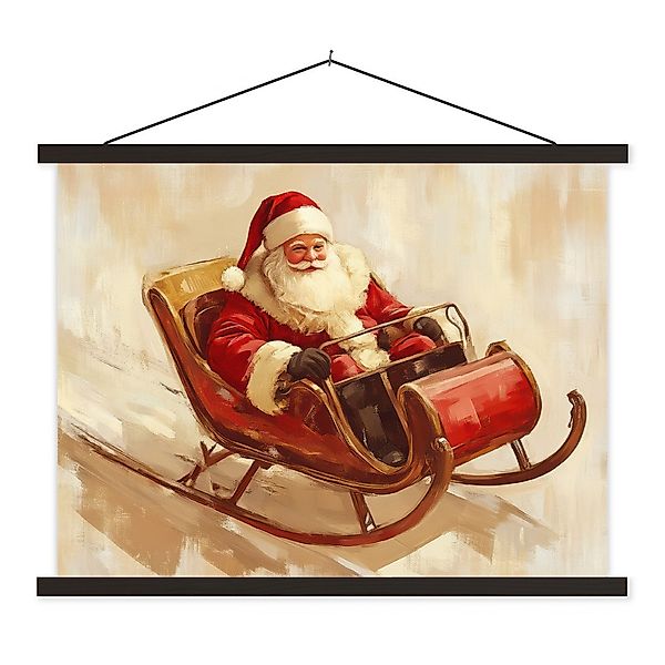 MuchoWow Poster Weihnachten - Schlitten - günstig online kaufen