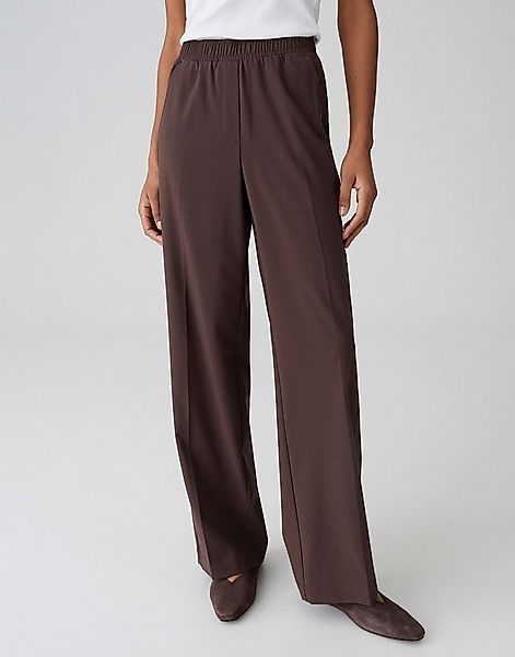 OPUS Stoffhose MELANE BLOOM Wide Leg Pants mit Komfortbund Elastischer Gumm günstig online kaufen